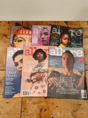 Allure Magazine Lot 6 Issues March-October 2022 Beauty & Lifestyle Condé Nast